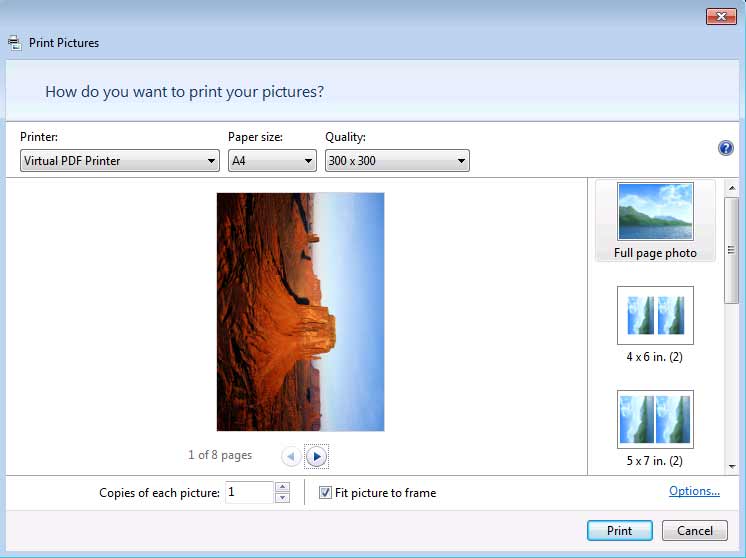 how to convert jpg to pdf windows 7